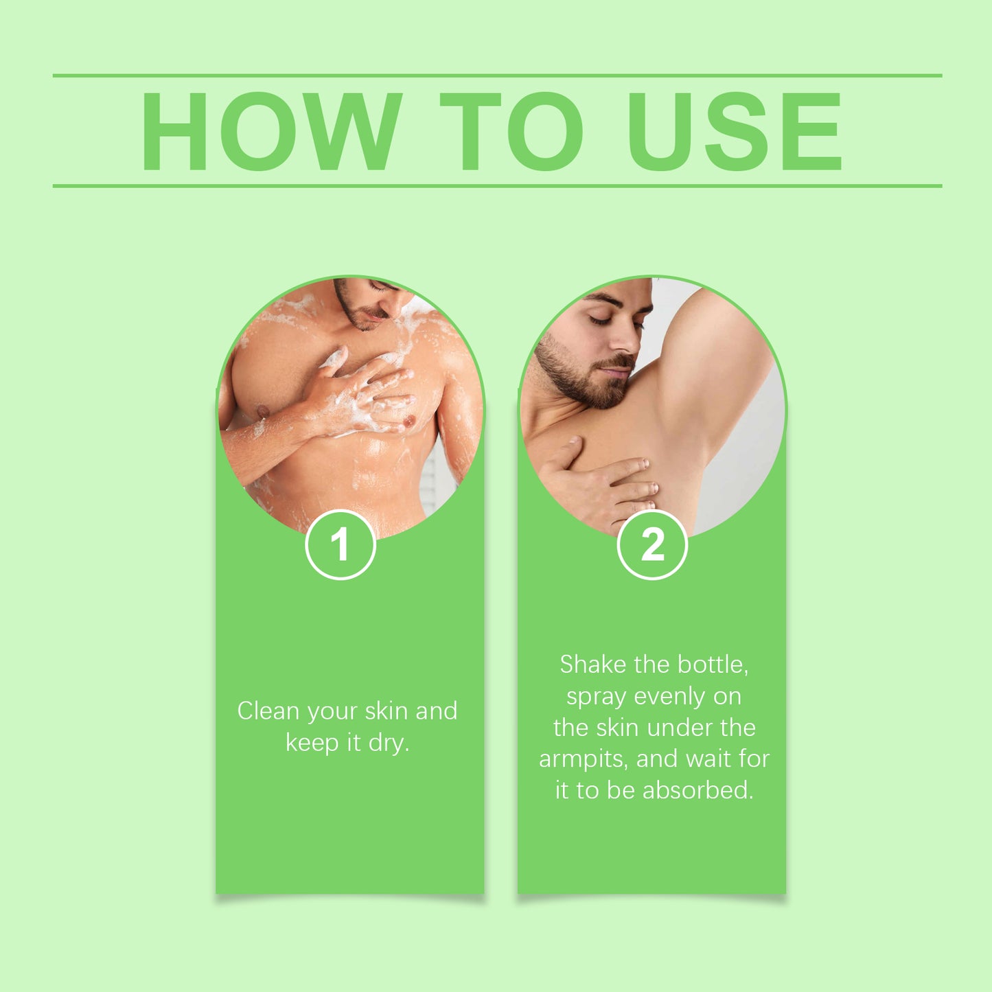 Underarm Odor Treatment Spray - 30ml Long-Lasting Freshness & Moisturizing