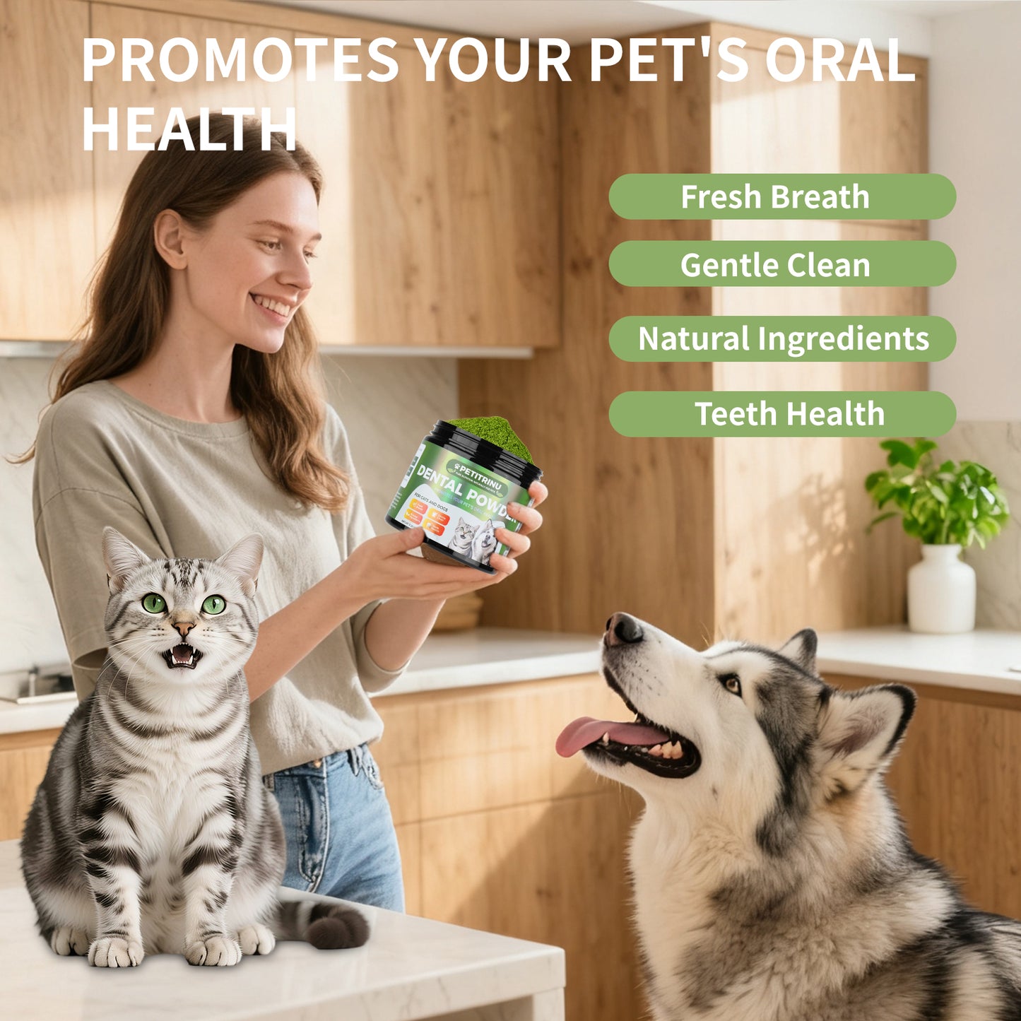 Pet Toothpaste for Cats and Dogs - Oral Care, Fresh Breath, Easy to Use