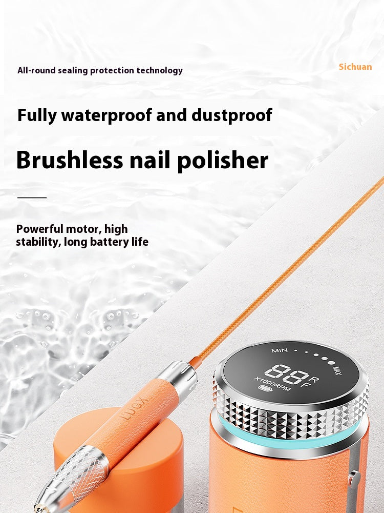 Waterproof Brushless Nail Polishing Machine - Electric Nail Art Tool