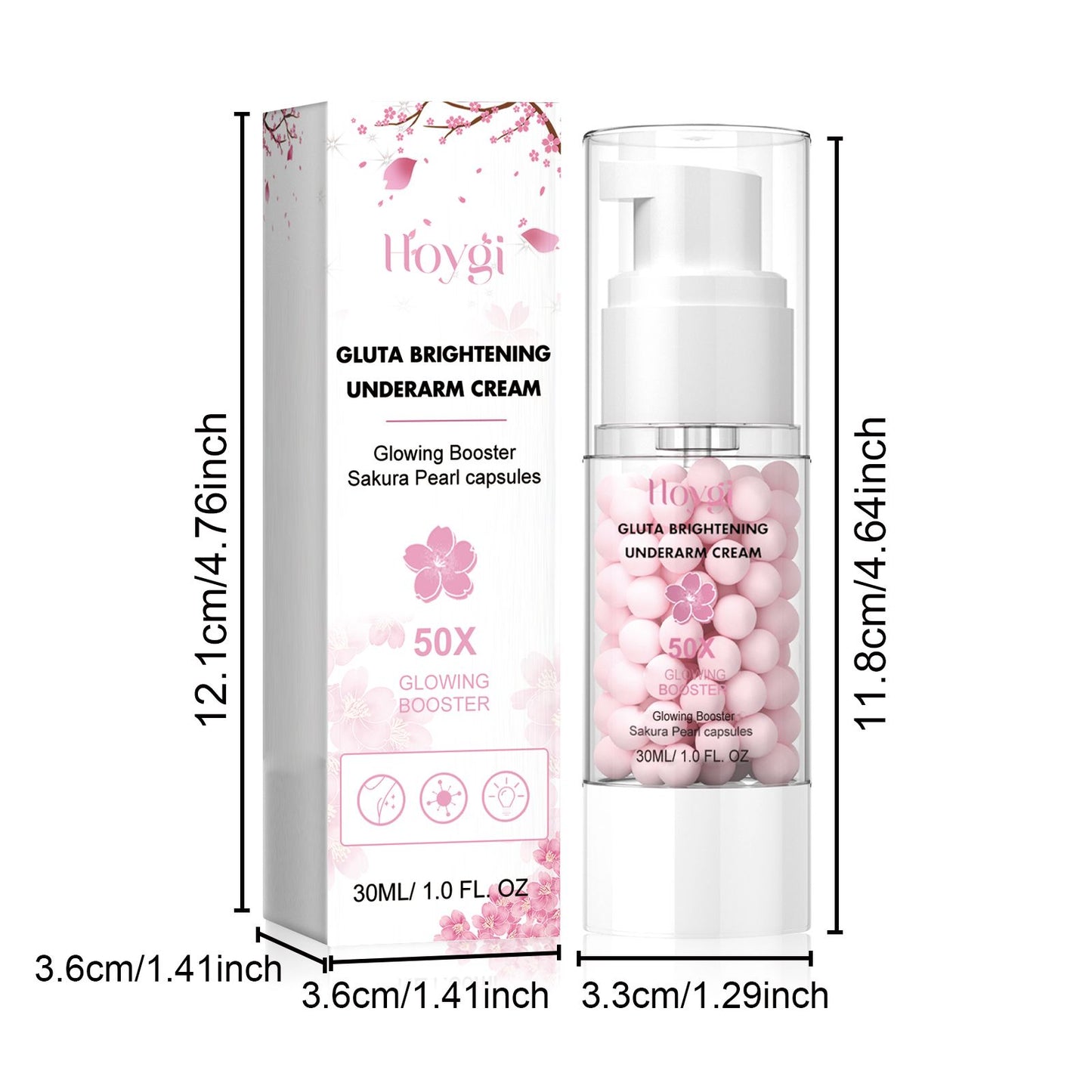 Brightening Underarm Cream - Dark Spot Corrector for Elbows and Knees