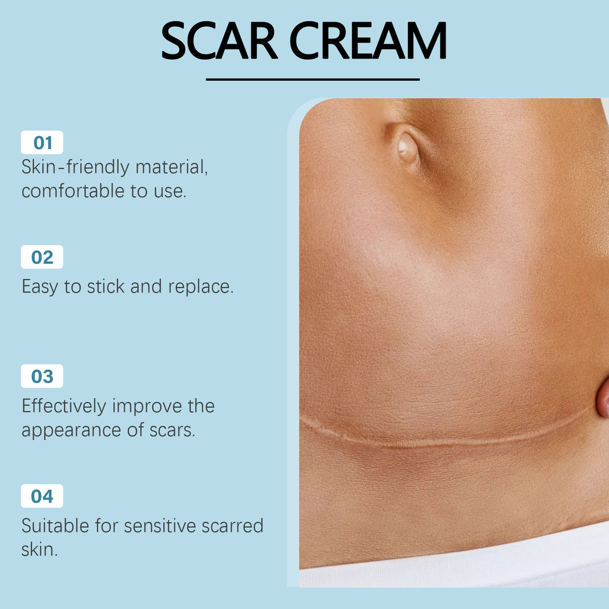 Skin Smooth Silicone Scar Paster