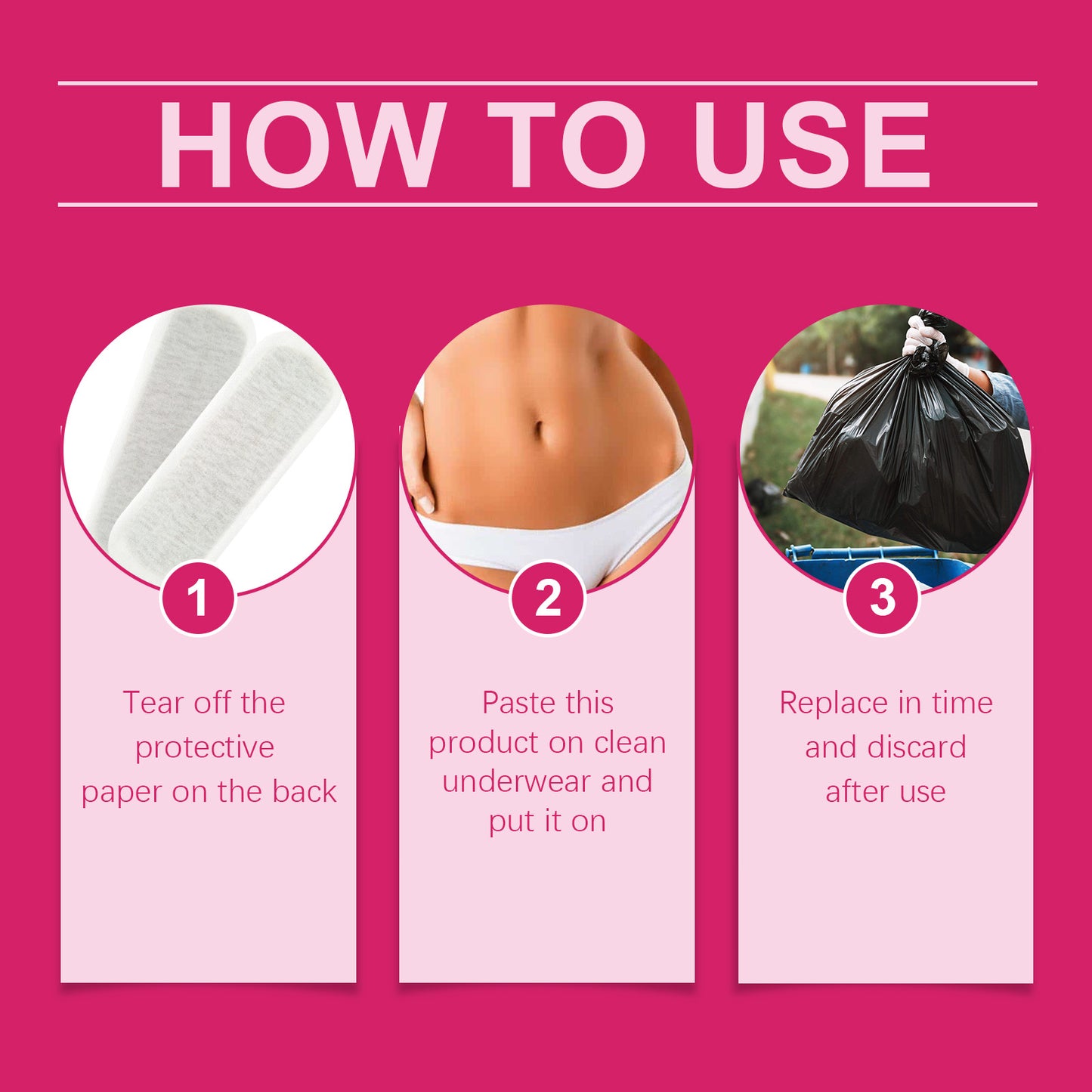 Breathable Feminine Hygiene Pads - 4 Pack Daily Sanitary Protection