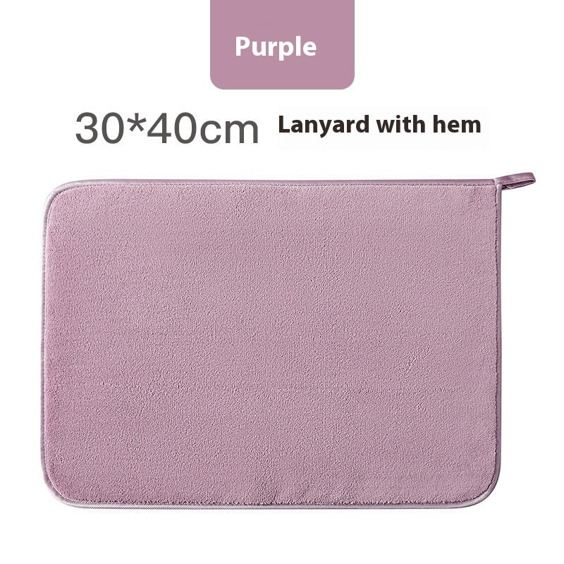 Multifunctional Thickened Absorbent Household Cleaning Cloth - Double Layer, 20x30cm