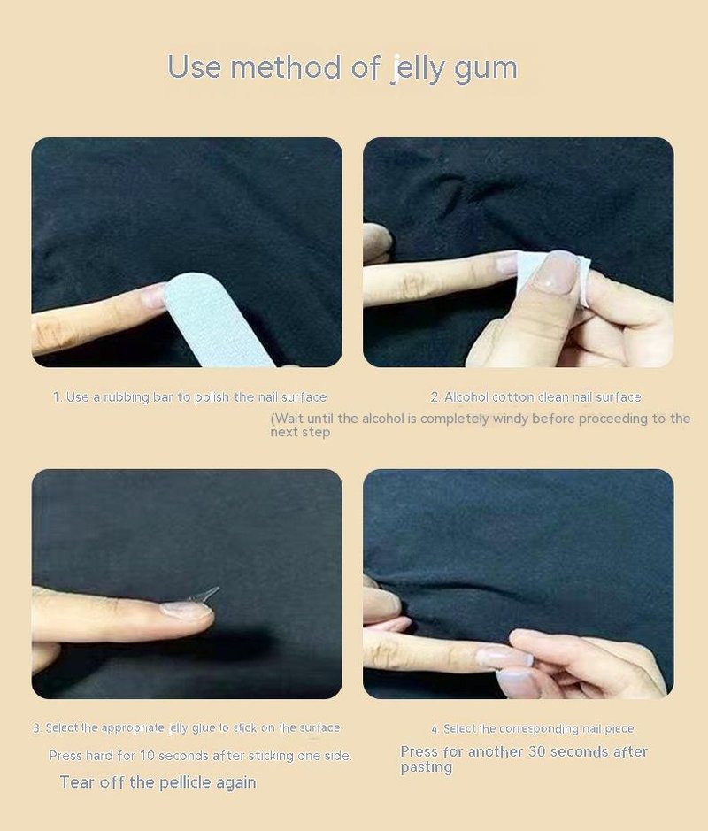 Detachable False Nails with Sun Protection