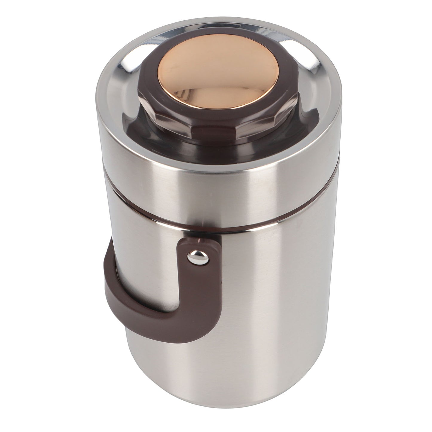 Vacuum Insulated Food Jar - 2000ml Stainless Steel 3-Tier Container