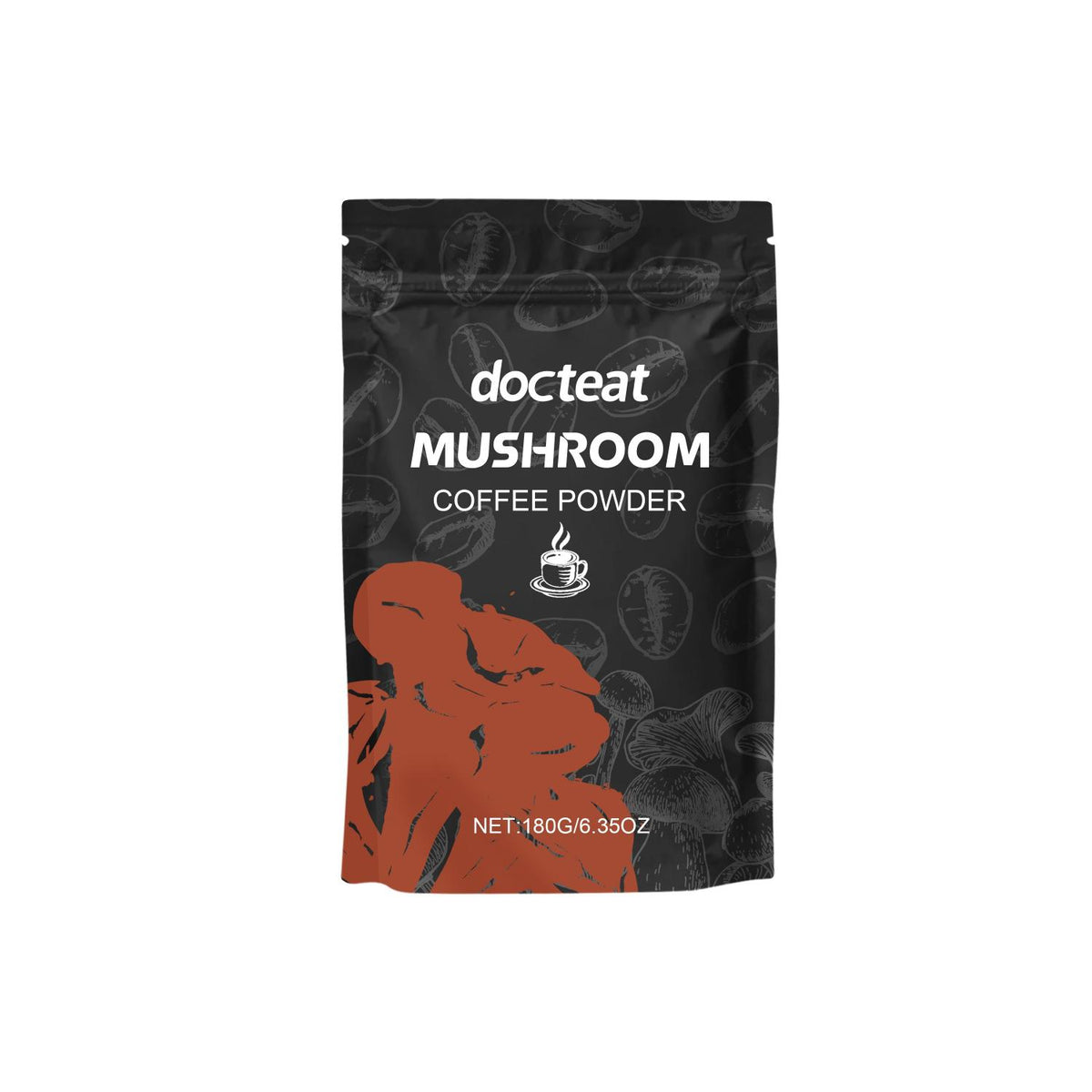 Mushroom Coffee Powder - 180g Instant Mix