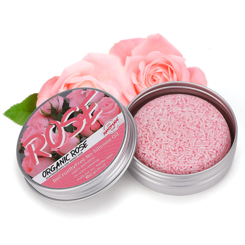 Rose Shampoo Bar 60g Natural Hair Care for Gentle Cleansing