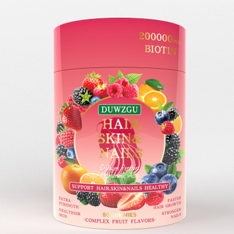 Hair, Skin, and Nail Support Gummies - 80 Count