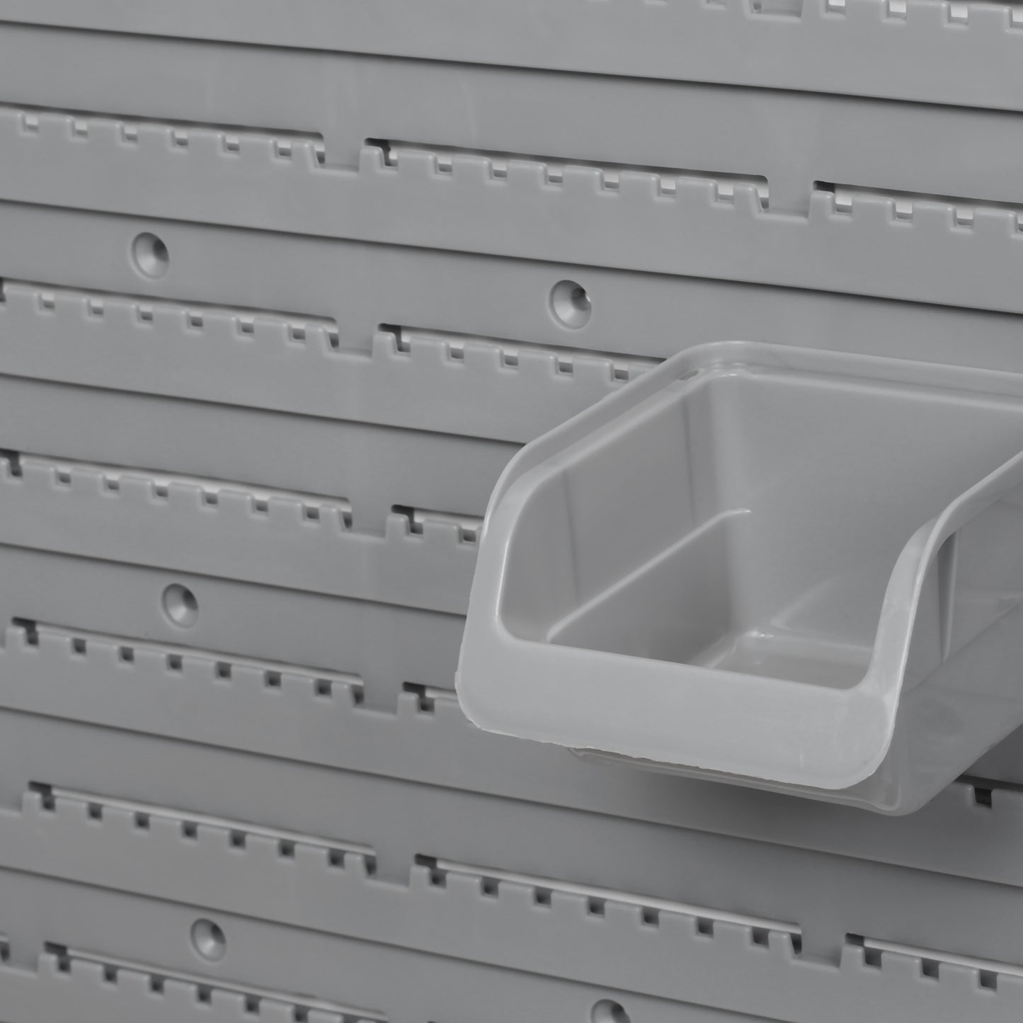 Wall Mounted Pegboard Tool Organizer Rack Kit with Storage Bins & Hooks - Orange, 600x545mm