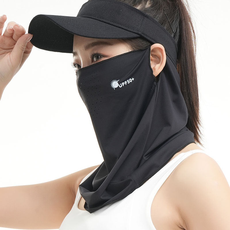 Breathable Face Mask with UV Protection & Neck Ear Hanging