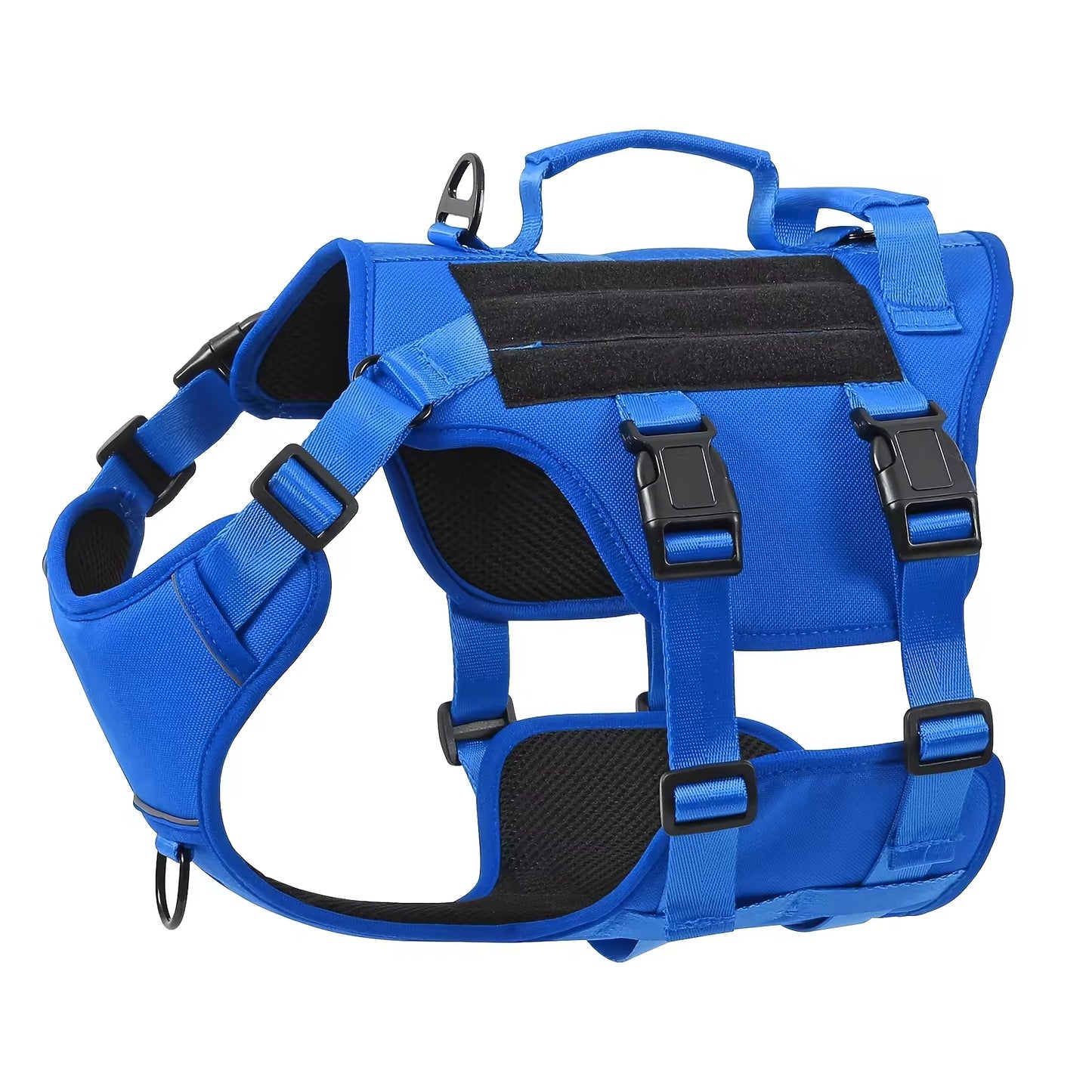 Adjustable No-Pull Dog Harness Vest - Reflective, Durable Nylon Service Dog Gear