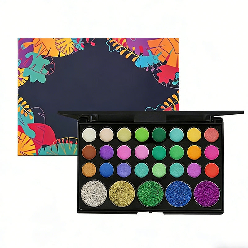29-Color Eyeshadow Palette - Highly Pigmented Matte & Shimmer Makeup Set