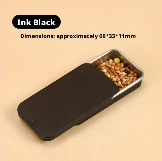 Bird Training Food Storage Box - Ink Black Kitchen Organizer