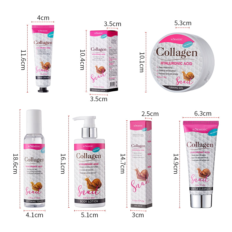 Facial Cleansing Milk with Collagen and Hyaluronic Acid - Gentle Skin Care 100g