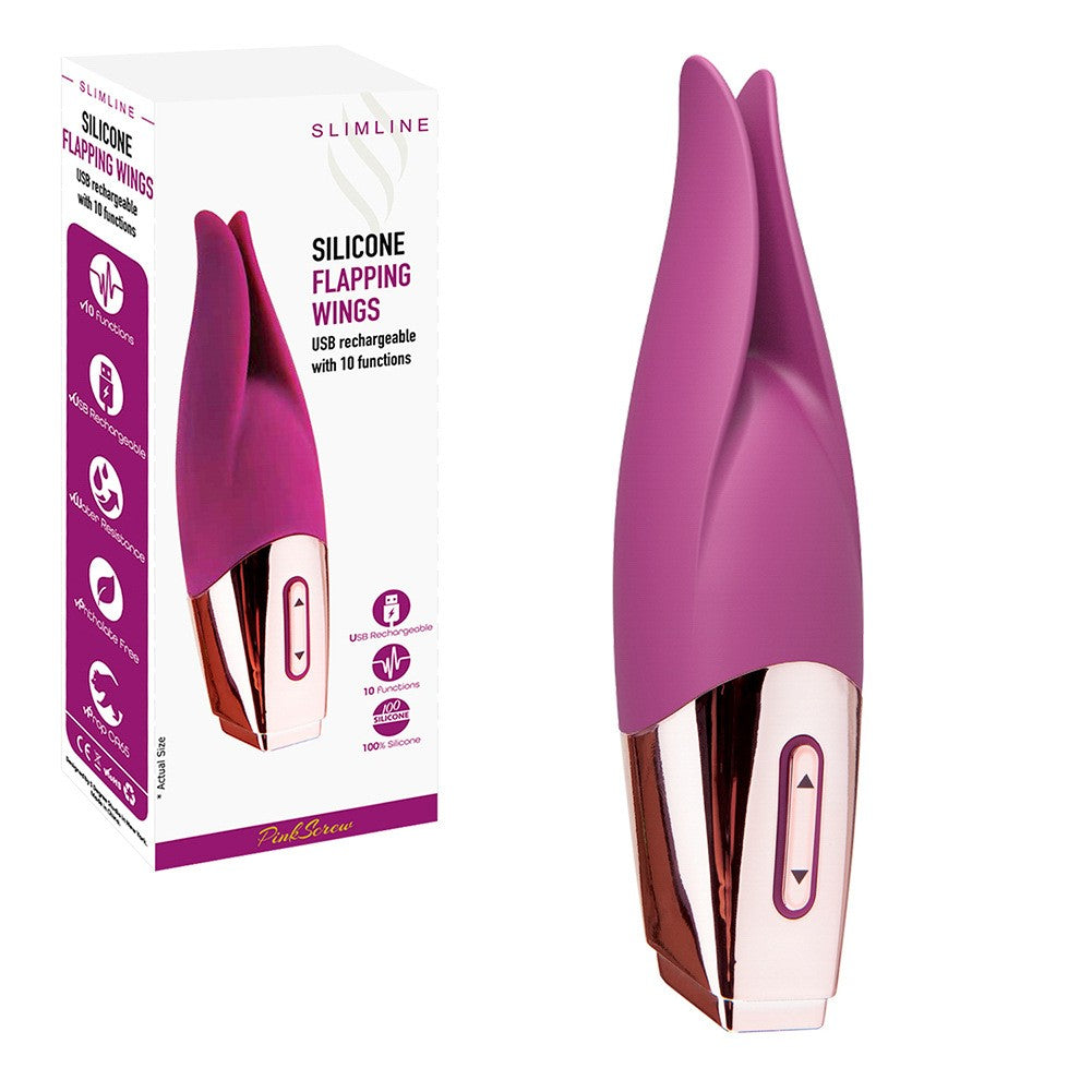 Silicone Lithium Battery Toy with 10-Speed Vibration Control - Pink, Violet, Red