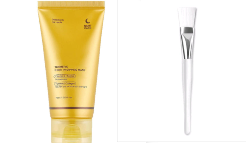 Turmeric Collagen Tearing Mask for Radiant Skin 75ml - Hydrating Facial Mask