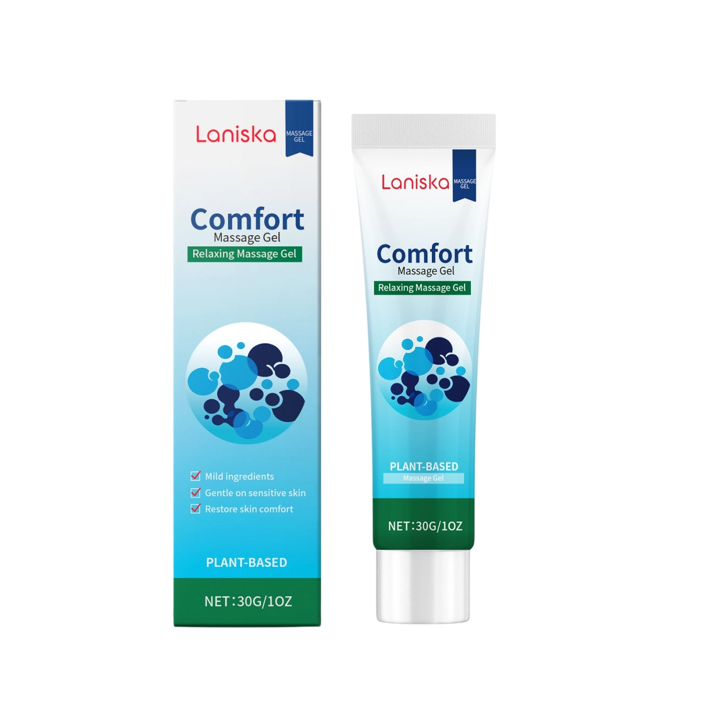 Hydrating Face Gel with Natural Extracts - 30g Soothing Skin Care