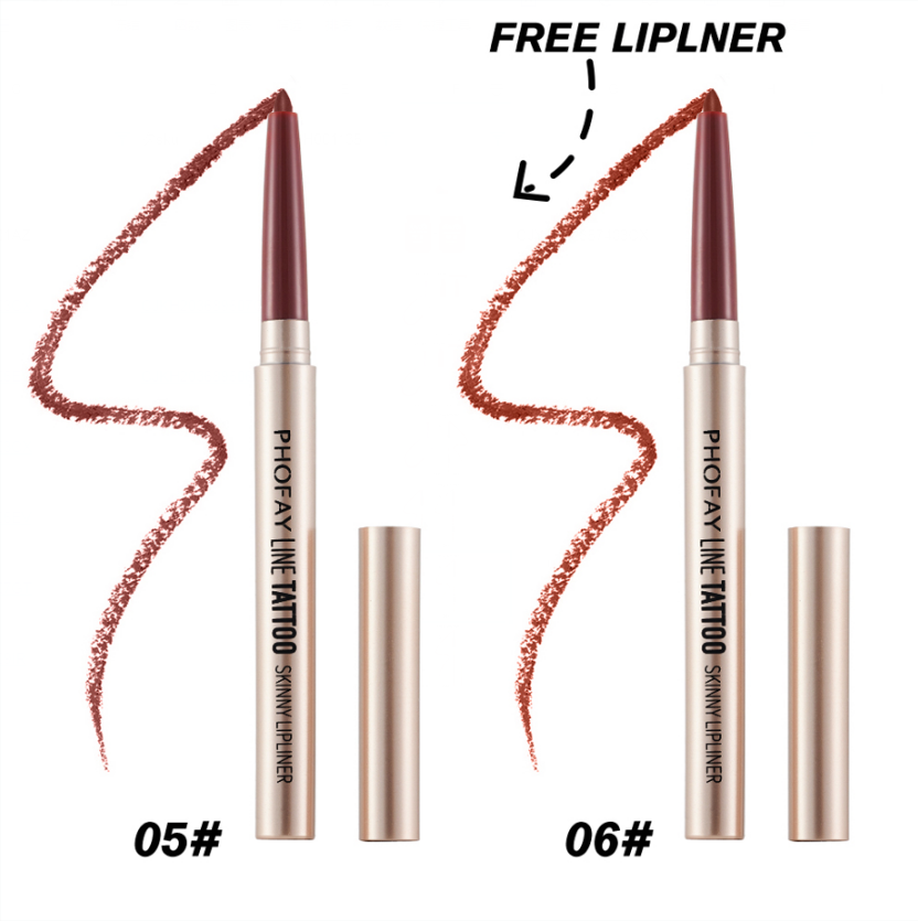 Waterproof Lip Liner Pencil - Long Lasting Contour and Definition