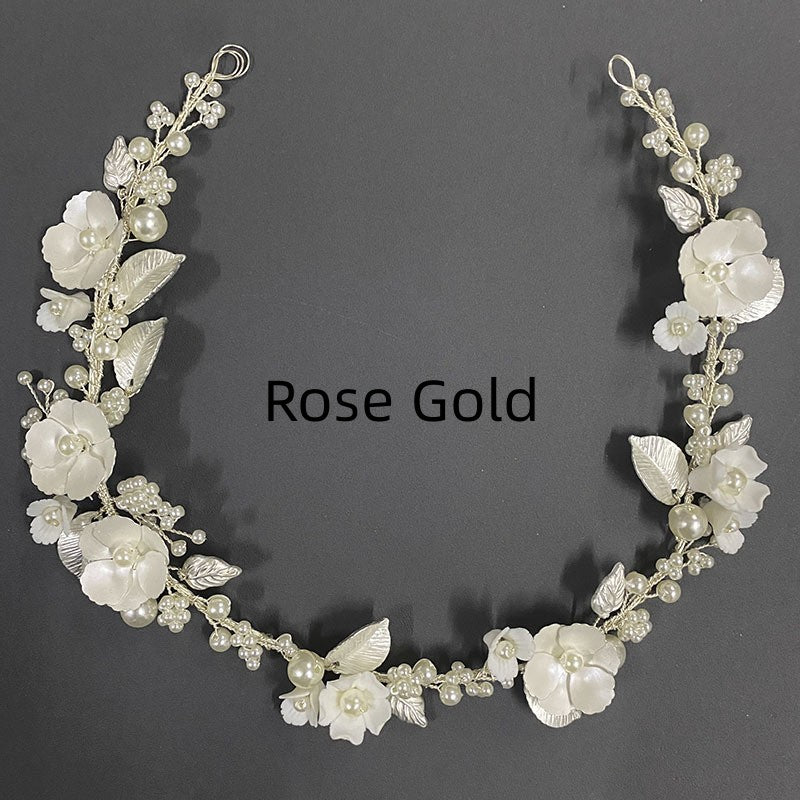 Flower Bride Hairband - Alloy Hair Accessory