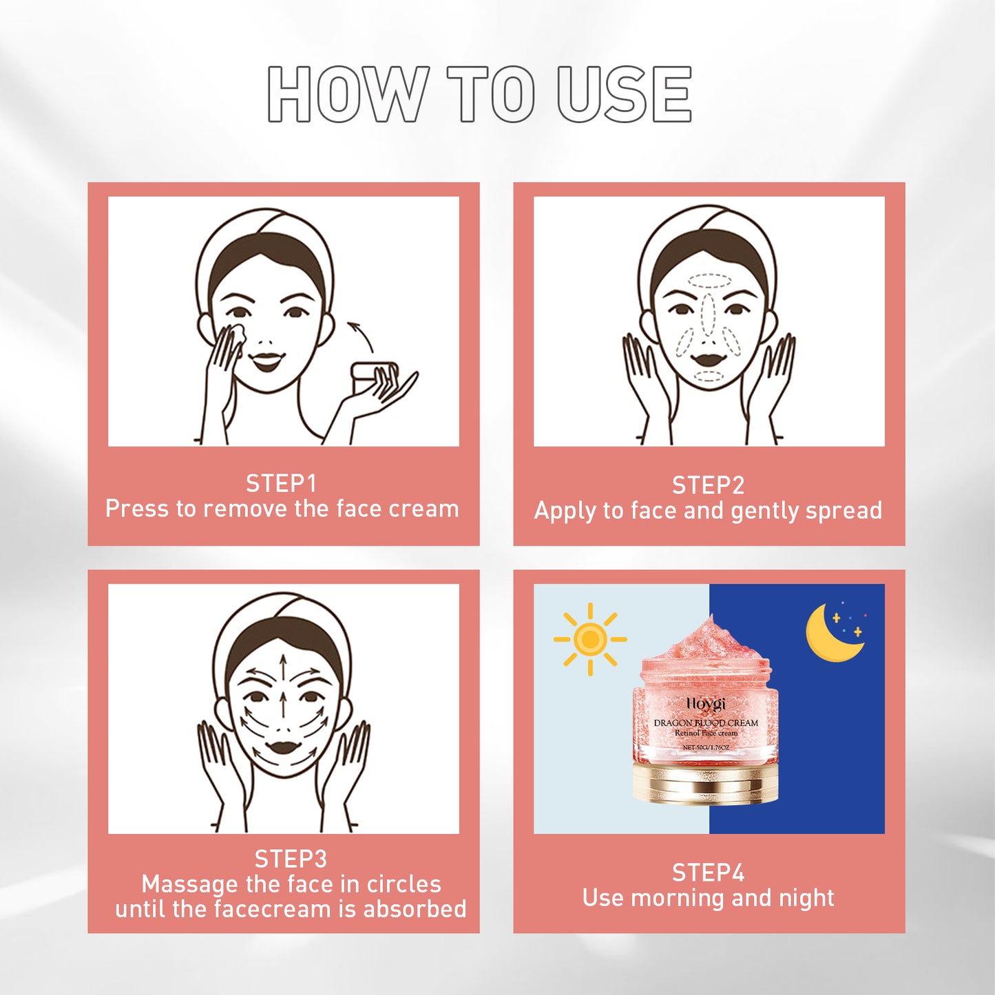 Retinol Face Cream for Anti-Aging and Fine Line Reduction - 50g