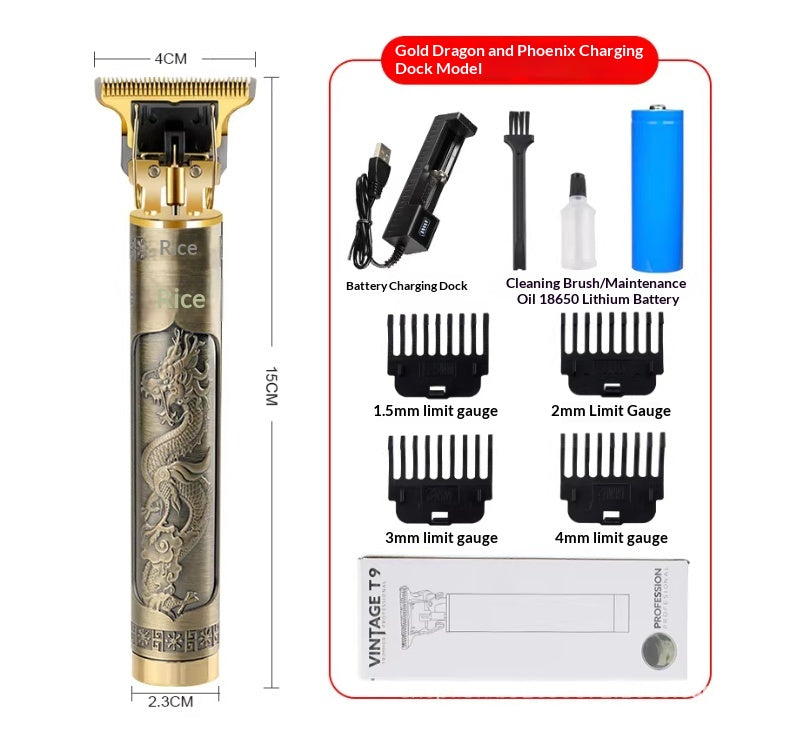 Cordless Hair Clipper Trimmer - Rechargeable Men's Grooming