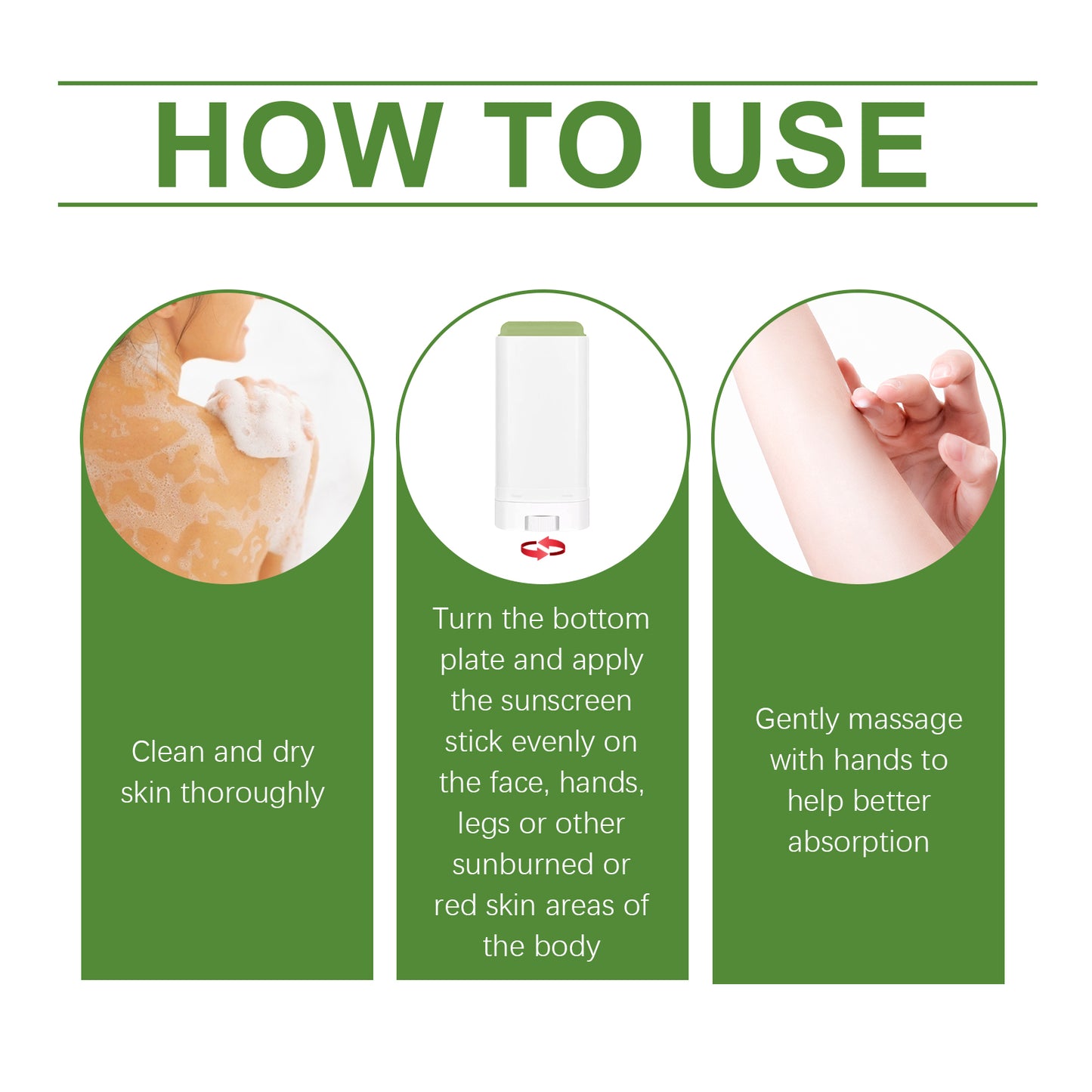 Aloe Vera Repair Stick Moisturizing Skin Care Balm for Sunburn Relief