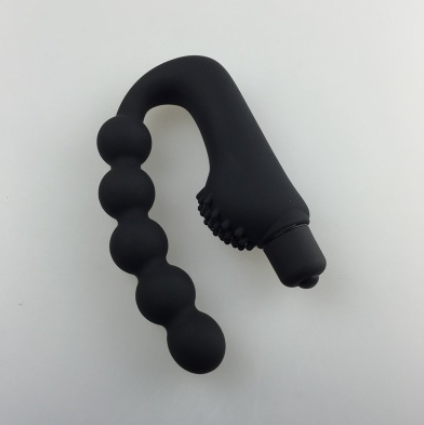Silicone Prostate Massager with Vibration - Flexible Ergonomic Design