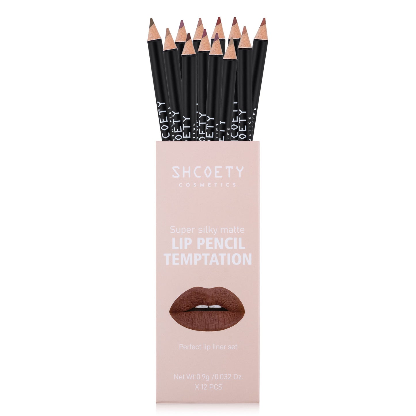 12 Color Matte Lipstick Set - Lip Liner & Lipstick Suit for Makeup