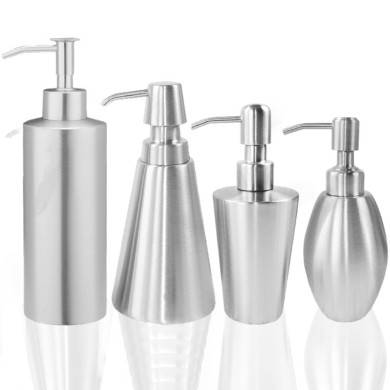 Stainless Steel Hotel Lotion Dispenser for Soap - Modern Minimalist Bathroom Storage
