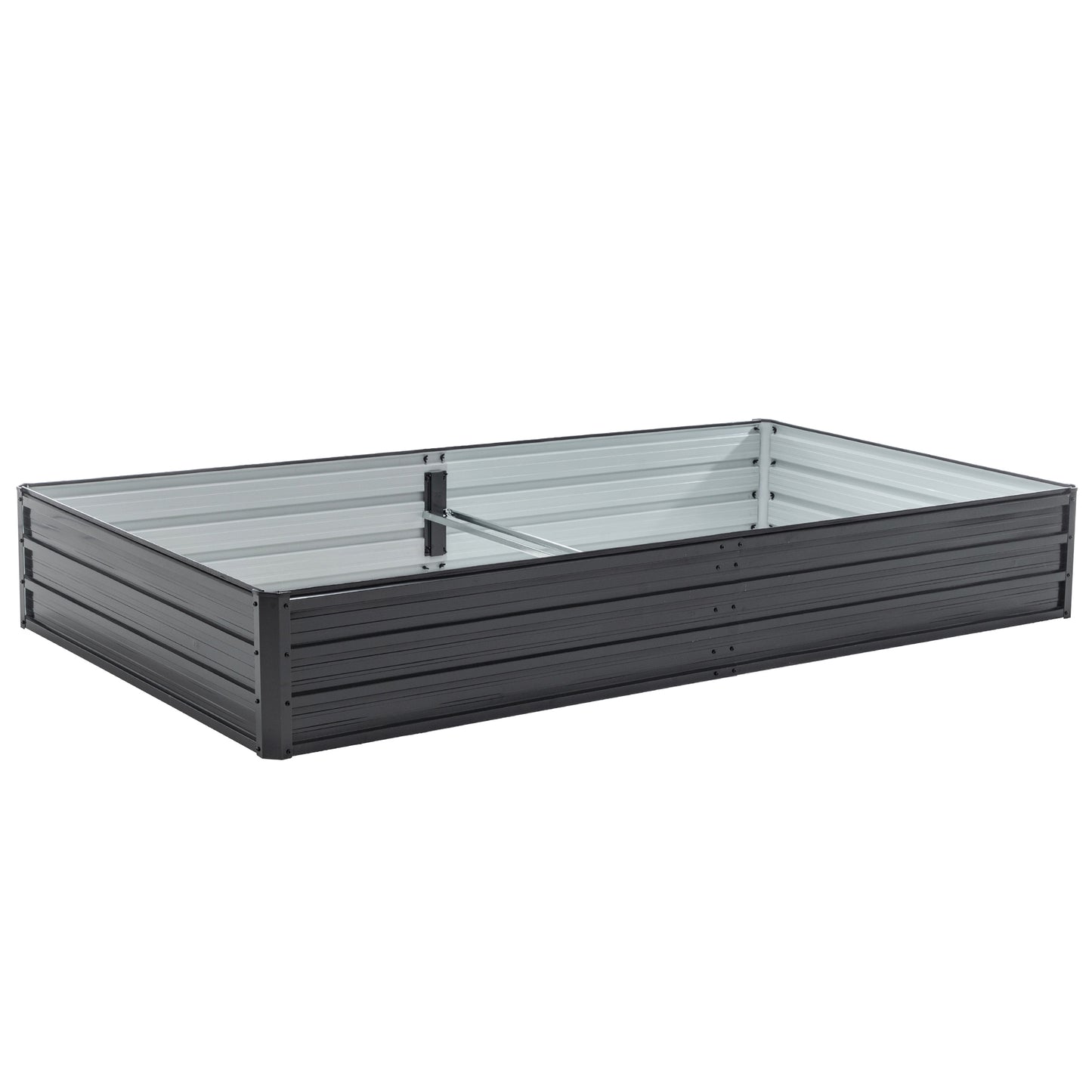 Galvanized Raised Garden Bed - 8ft x 4ft Metal Planter Box