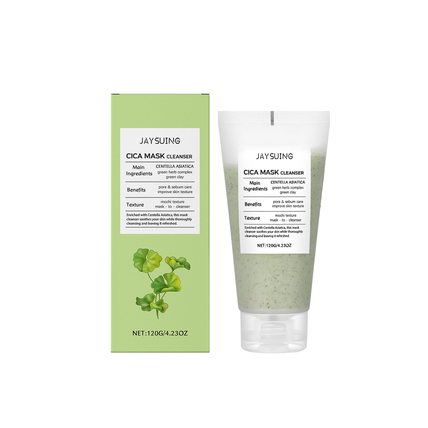 Centella Asiatica Soothing Facial Cleanser 120g - Gentle Skin Care for Sensitive Skin