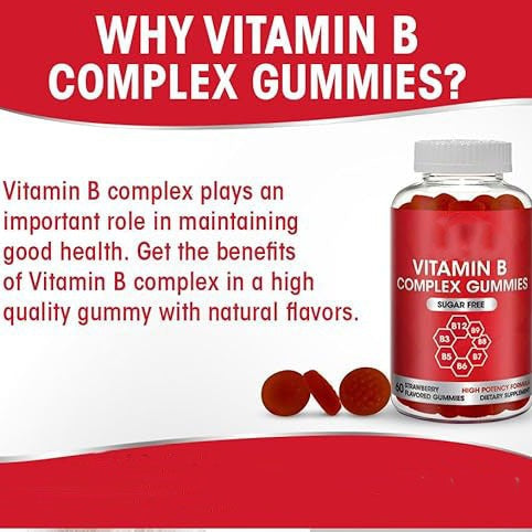 Vitamin B Complex Gummies - 60 Count