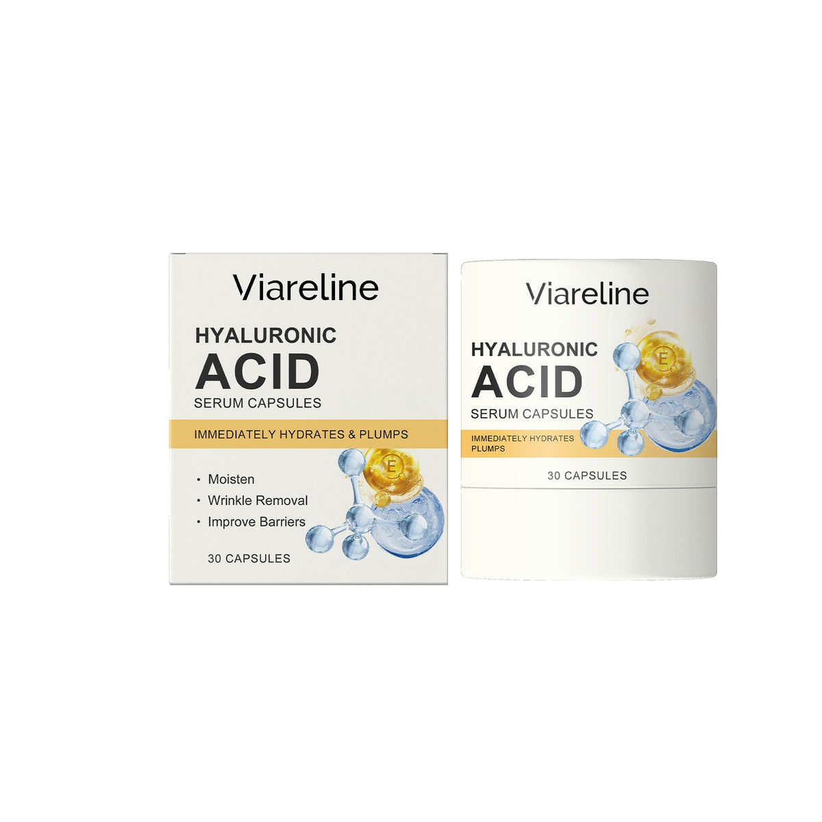 Vitamin C Serum Capsules - Hydrating Facial Skin Care, 30 Pack