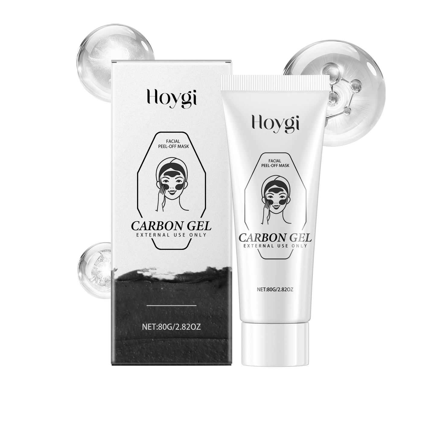Exfoliating Peel-Off Facial Mask - Moisturizing Lemon & Mint Formula