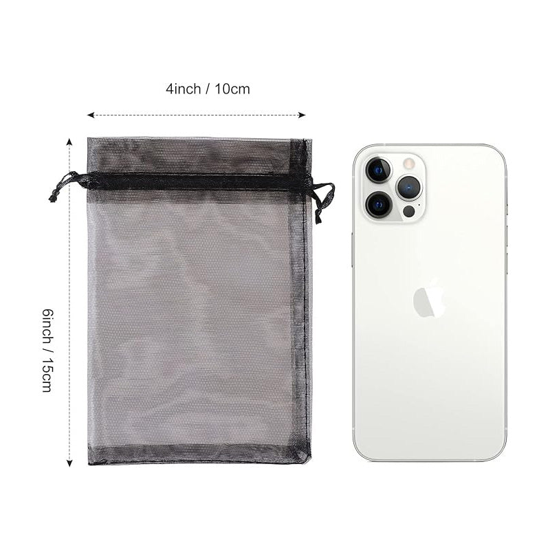 50PCS Organza Bags - 4x6 Inch Gift Pouches for Parties