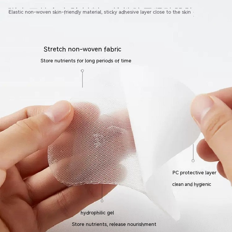 Hydrogel Anti-Wrinkle Face Patches - Firming, Hydrating, Fine Line Reduction, 5 Pieces