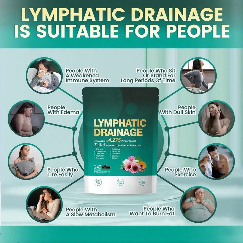 Lymphatic System Support Softgels - 240 Capsules