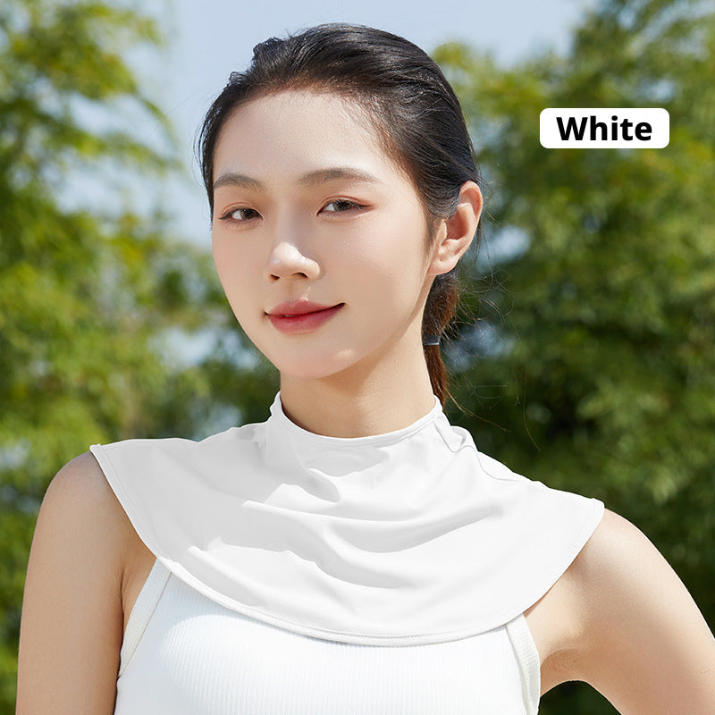 Sunscreen Neck Collar - White