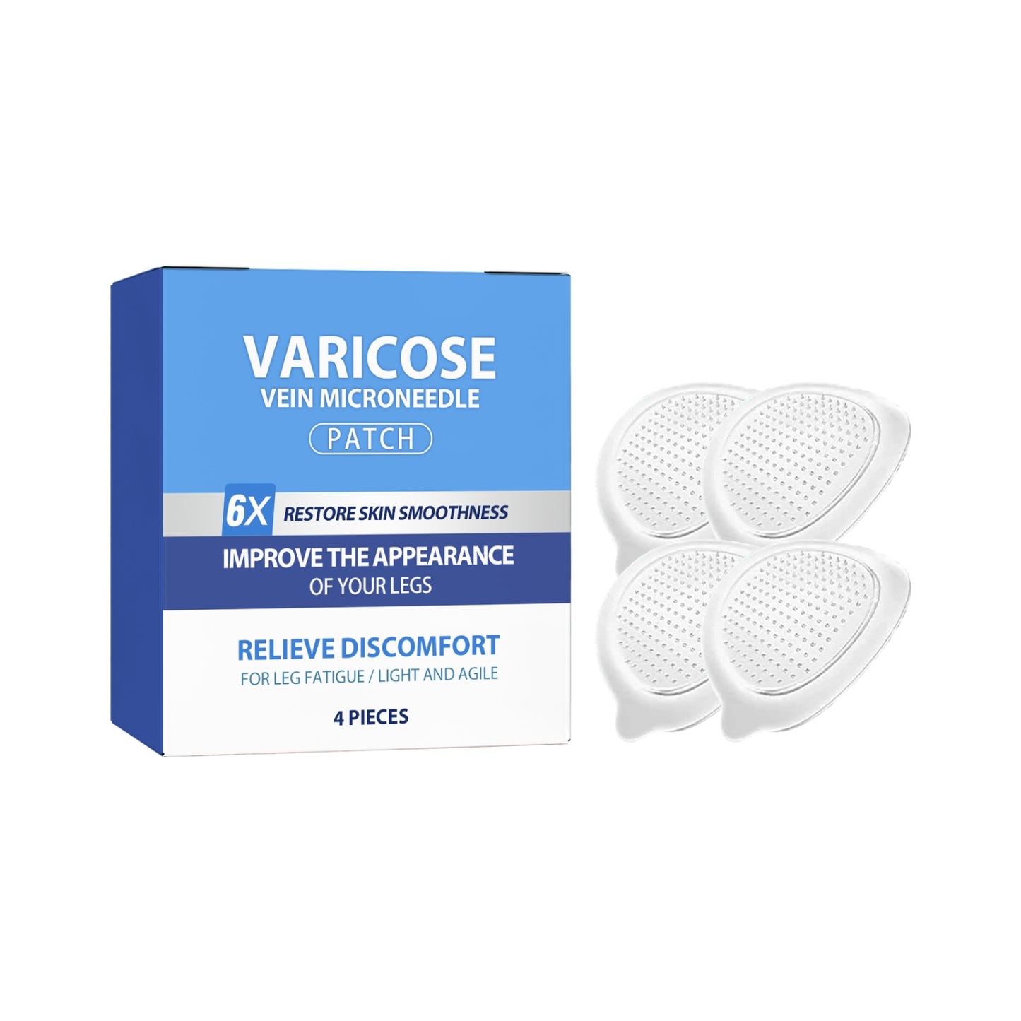 Varicose Vein Microneedle Patch - 4 Pack Skin Care Treatment
