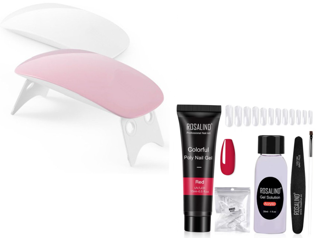 Poly Nail Gel Extension Kit for Manicure