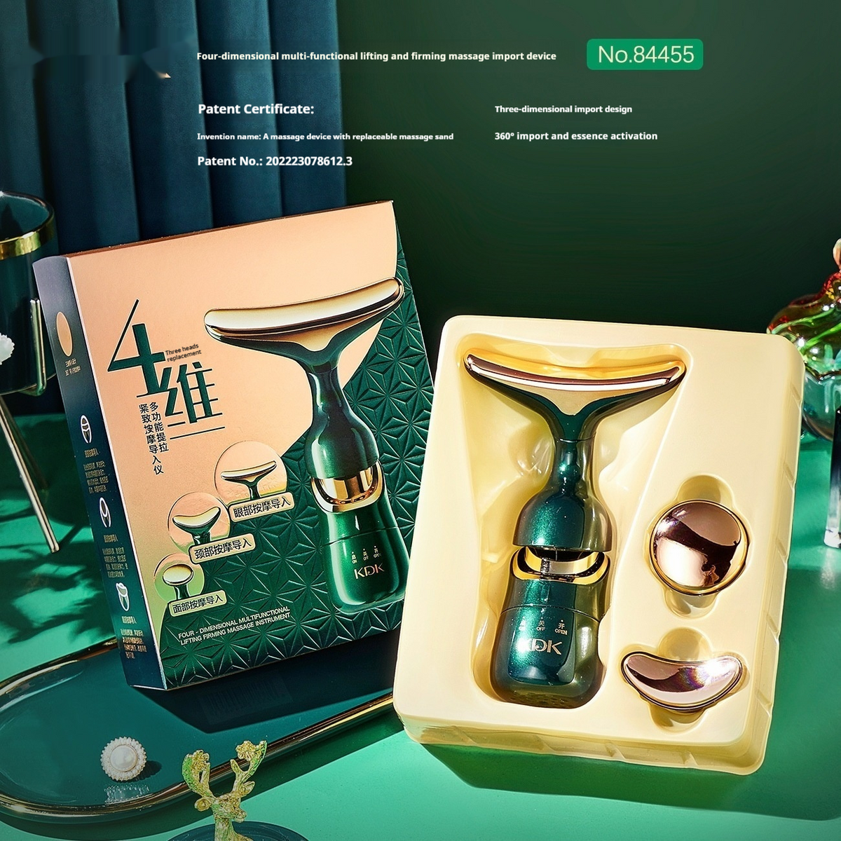 Four-dimensional Massage And Beauty Infusion Device
