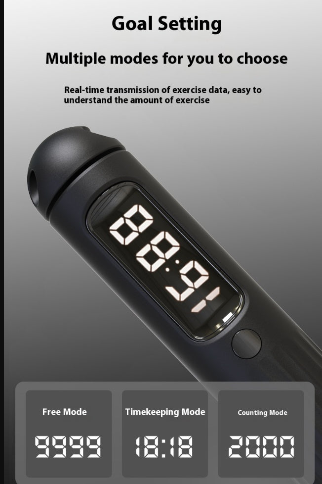 Smart Bluetooth Skipping Rope with Counter for Fitness Training