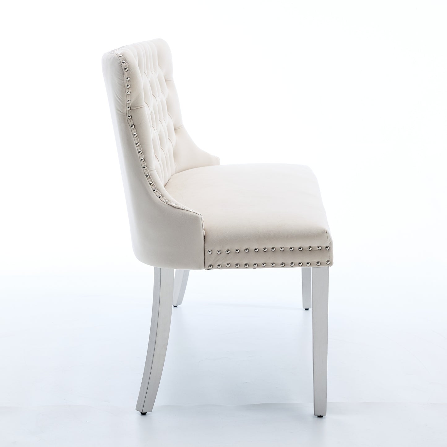 Velvet Double Dining Loveseat Bench, Kitchen & Seating, 2-Seat Tufted