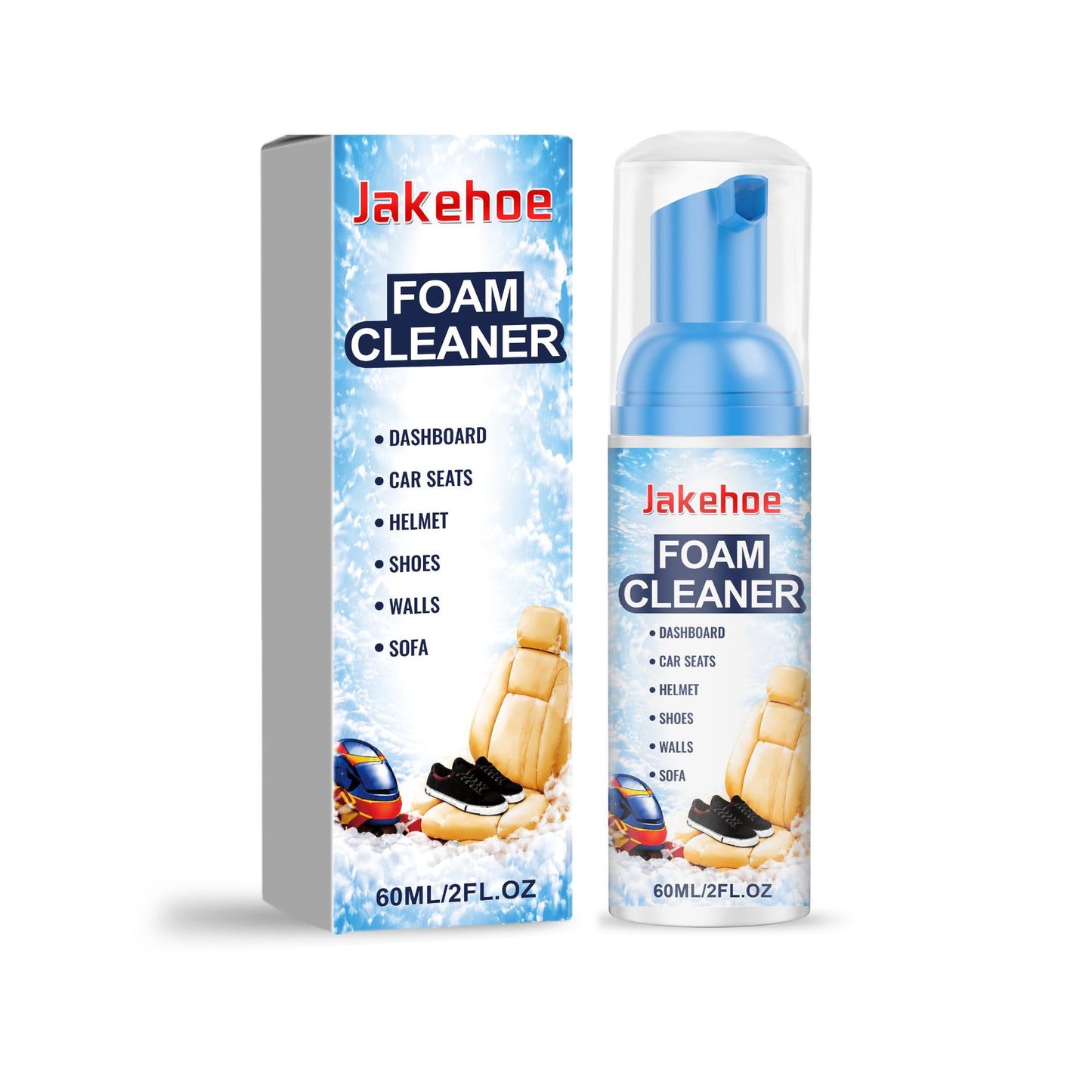 Multi-Purpose Foam Cleaner 60ml for Home & Office Surfaces