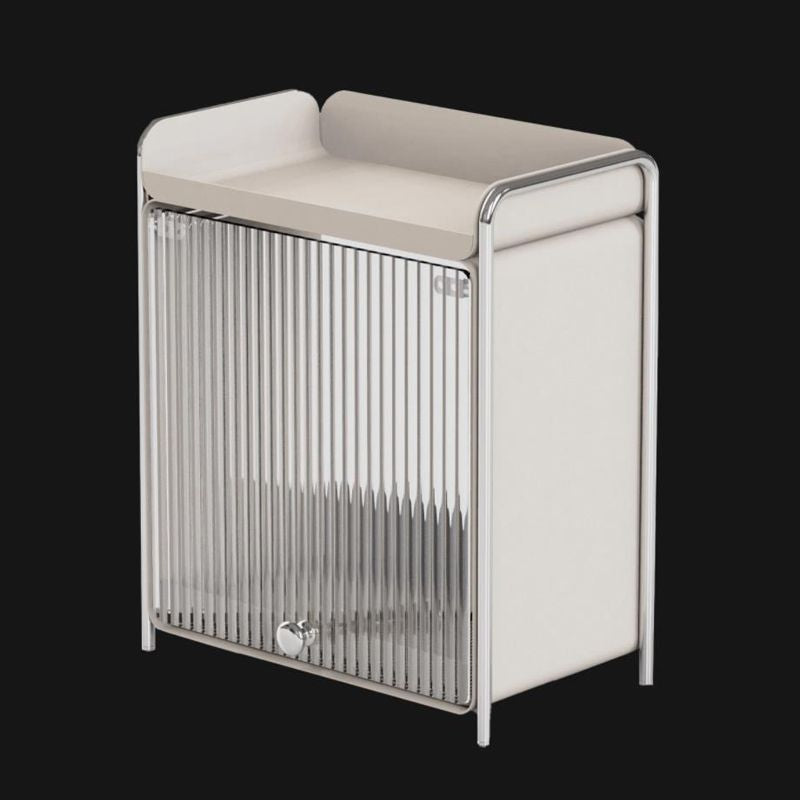 Countertop Cup Storage Cabinet - Modern Stainless Steel Kitchen Organizer