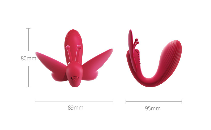 Remote Control Butterfly Vibrator for Women - Waterproof Silicone Pleasure Toy