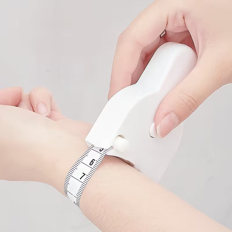 3D Body Measurement Ruler - Portable Soft Faux Leather with Lock
