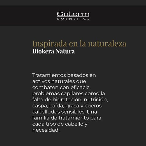 Salerm Cosmetics Biokera Natura Shampoo Specific Grease – 1000 ml
