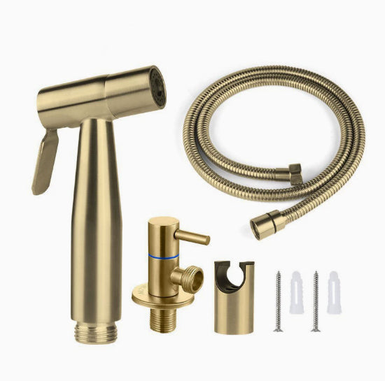 Handheld Bidet Toilet Sprayer Stainless Steel Bathroom Pot - Multiple Styles & Colors