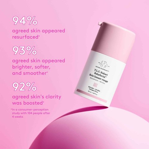 Drunk Elephant T.L.C. Sukari Babyfacial - 50 ml/1.69 fl oz - Exfoliating Face Mask - Clean Clinical Skincare - Cruelty-Free - Dermatologist-Tested - Free of Essential Oils, Silicones, and Fragrance